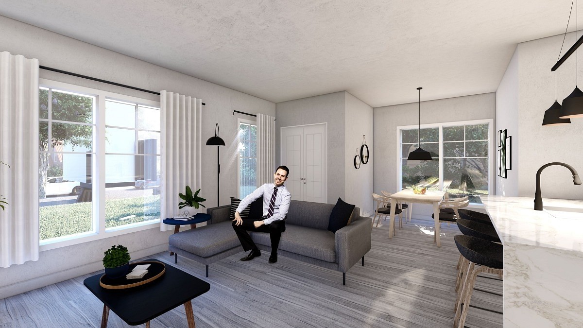 94 appartement à louer Vieux-Beloeil plan salon