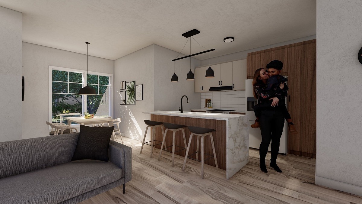 94 appartement à louer Vieux-Beloeil plan cuisine