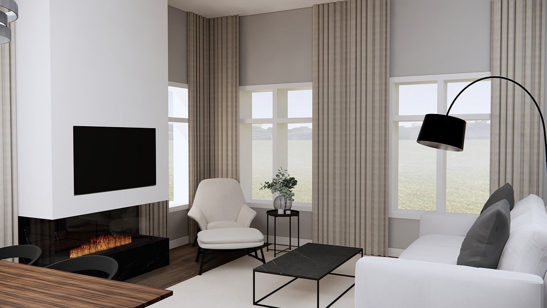 94 Maisons de ville Vieux-Beloeil plan salon
