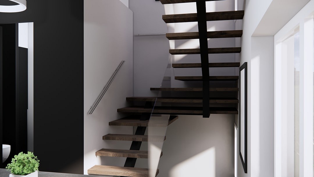 94 Maisons de ville Vieux-Beloeil plan escalier